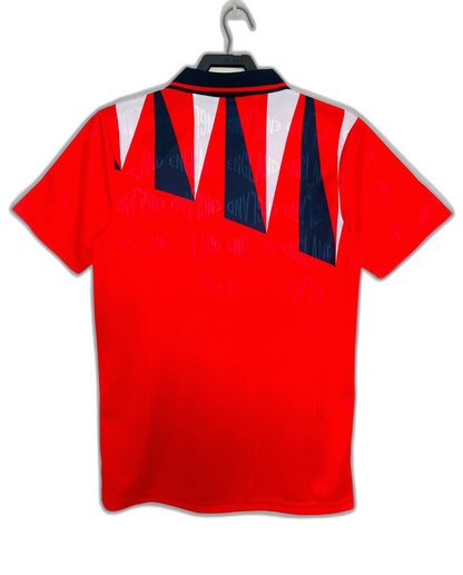 England 1992 II Away Jersey - Retro Version | Free Shipping + Keychain Gift