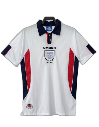 England 1998 I Home Jersey - Retro Version | Free Shipping + Keychain Gift