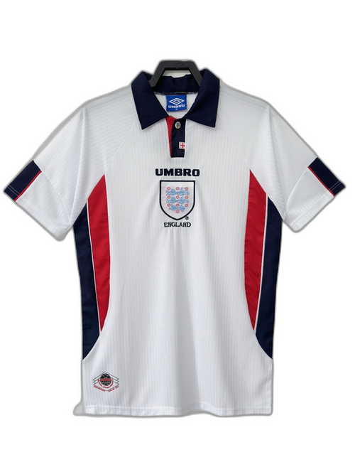 England 1998 I Home Jersey - Retro Version | Free Shipping + Keychain Gift