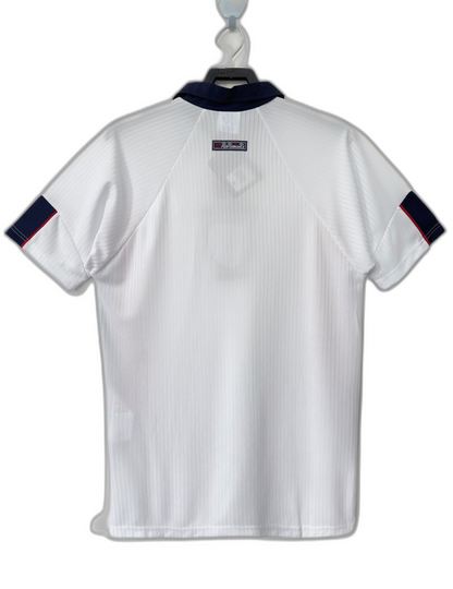 England 1998 I Home Jersey - Retro Version | Free Shipping + Keychain Gift