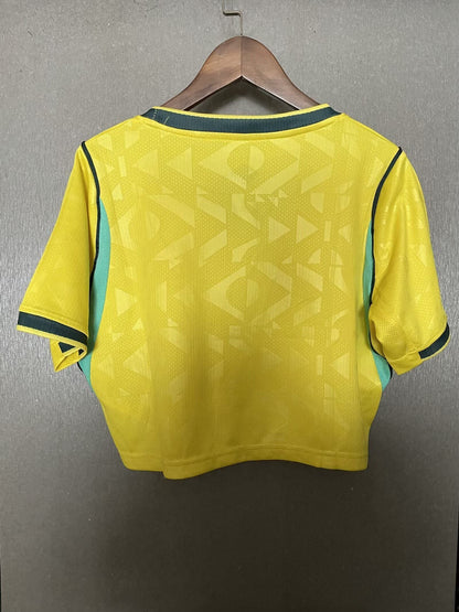 Brazil Women's Crop Top - Brazil Fan Version | Free Shipping + Free Keychain