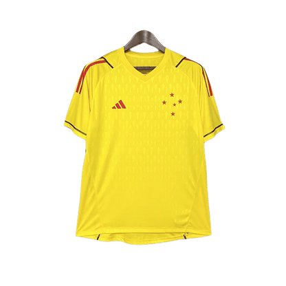 Cruzeiro 24/25 Goalkeeper Jersey - Yellow - Fan Version | Free Shipping + Keychain Gift