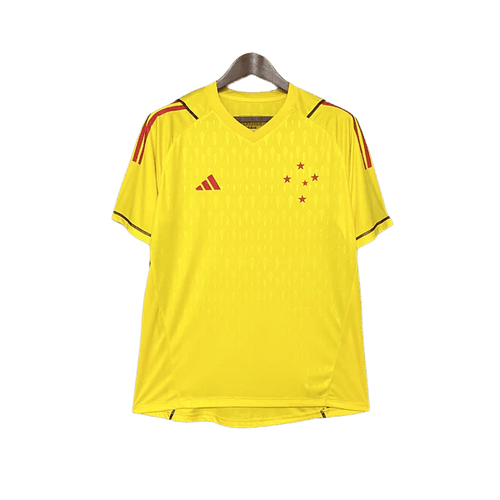 Cruzeiro 24/25 Goalkeeper Jersey - Yellow - Fan Version | Free Shipping + Keychain Gift