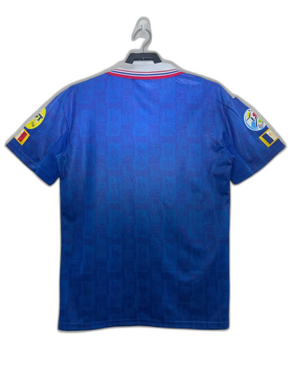France 1996 I Home Jersey - Retro Version | Free Shipping + Keychain Gift