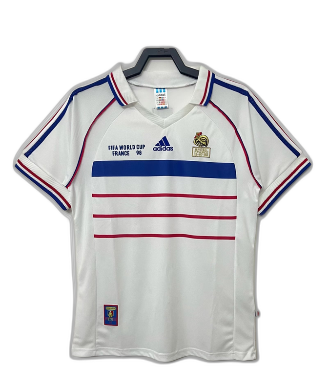 France 1998 II Away Jersey - Retro Version | Free Shipping + Keychain Gift