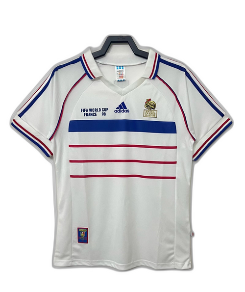 France 1998 II Away Jersey - Retro Version | Free Shipping + Keychain Gift