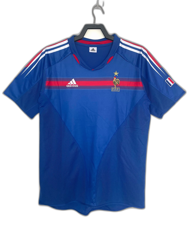 France 2004 I Home Jersey - Retro Version | Free Shipping + Keychain Gift