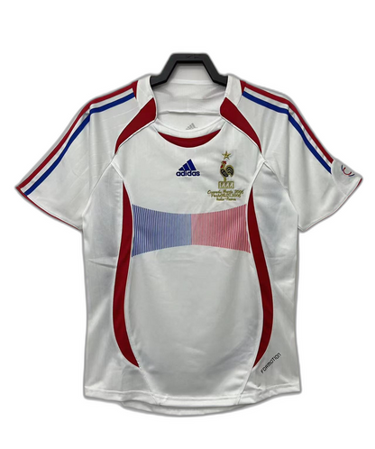 France 2006 II Away Jersey - Retro Version | Free Shipping + Keychain Gift