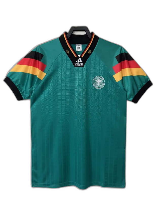 Germany 1992 II Away Jersey - Retro Version | Free Shipping + Keychain Gift