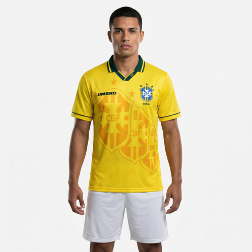 Brazil 1994 I Home Jersey - Retro Version | Free Shipping + Keychain Gift
