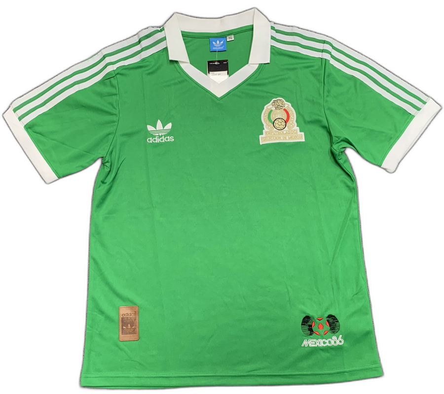 Mexico 1986 I Home Jersey - Retro Version | Free Shipping + Keychain Gift