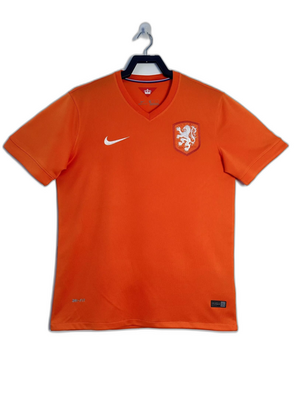 Netherlands 2014 I Home Jersey - Retro Version | Free Shipping + Keychain Gift
