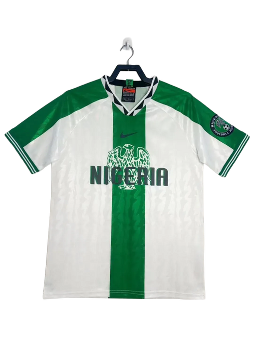 Nigeria 1996 II Away Jersey - Retro Version | Free Shipping + Keychain Gift