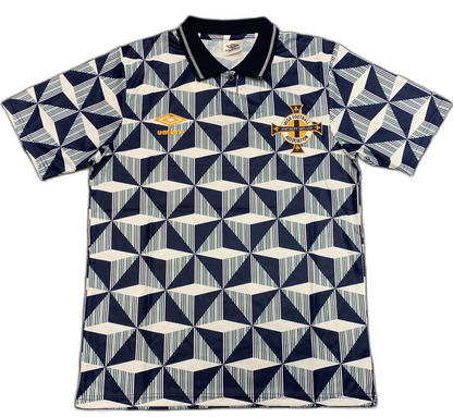 Northern Ireland 90/93 II Away Jersey - Retro Version | Free Shipping + Keychain Gift