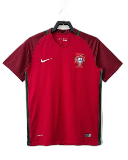 Portugal 2016 I Home Jersey - Retro Version | Free Shipping + Keychain Gift