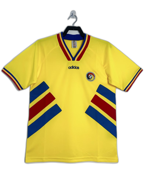 Romenia 1994 I Home Jersey - Retro Version | Free Shipping + Keychain Gift