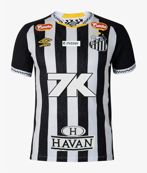 Santos 25/26 Away Jersey - All Sponsors - Fan Version | Free Shipping + Keychain Gift