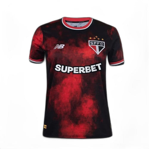 Sao Paulo 24/25 Commemorative Black Jersey - Women's | Free Shipping + Keychain Gift