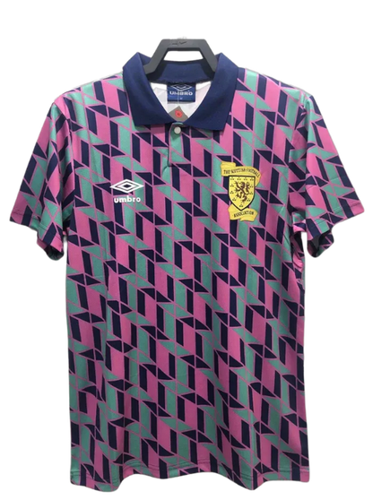 Scotland 88/89 II Away Jersey - Retro Version | Free Shipping + Keychain Gift