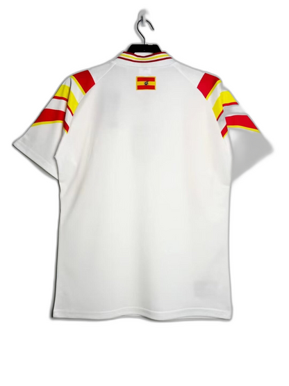 Spain 1996 II Away Jersey - Retro Version | Free Shipping + Keychain Gift