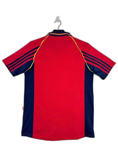 Spain 1998 I Home Jersey - Retro Version | Free Shipping + Keychain Gift