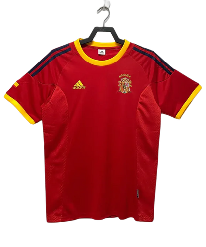 Spain 2002 I Home Jersey - Retro Version | Free Shipping + Keychain Gift