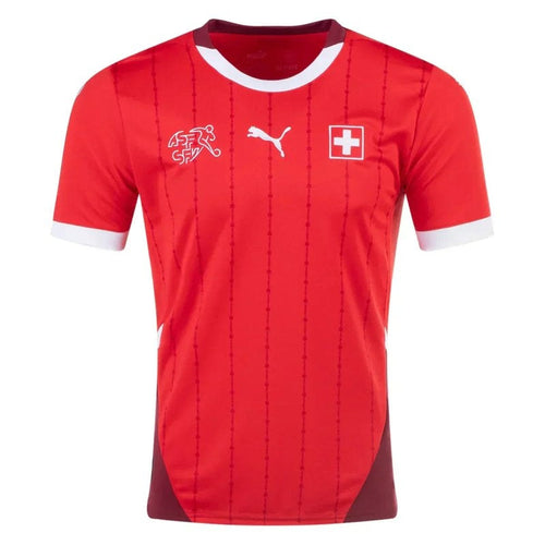 Switzerland 24/25 I Home Jersey - Fan Version | Free Shipping + Keychain Gift