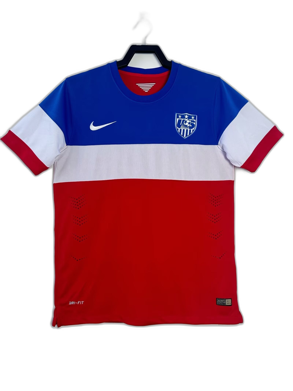 USA 2014 II Away Jersey - Retro Version | Free Shipping + Keychain Gift