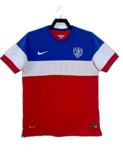 USA 2014 II Away Jersey - Retro Version | Free Shipping + Keychain Gift